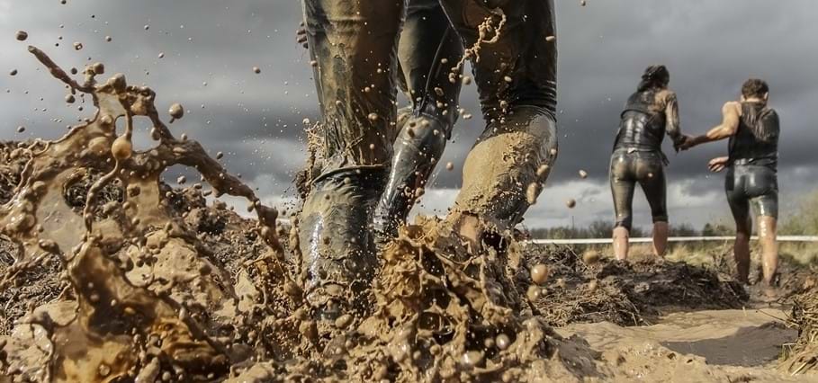 Obstacle runs: fun in de modder