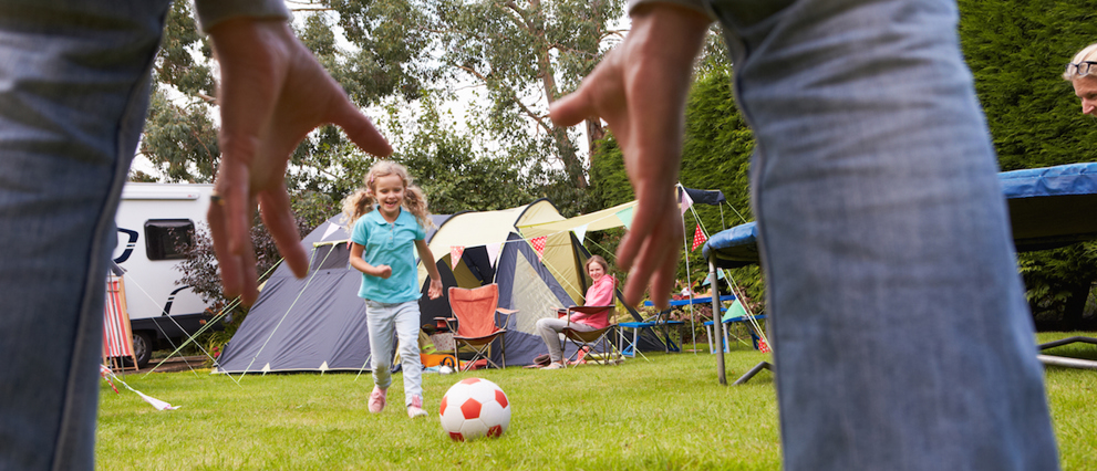 Maak contact op de camping met sport