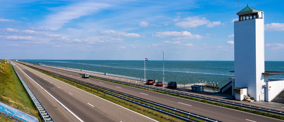 Buitenkans: hardlopen over de Afsluitdijk