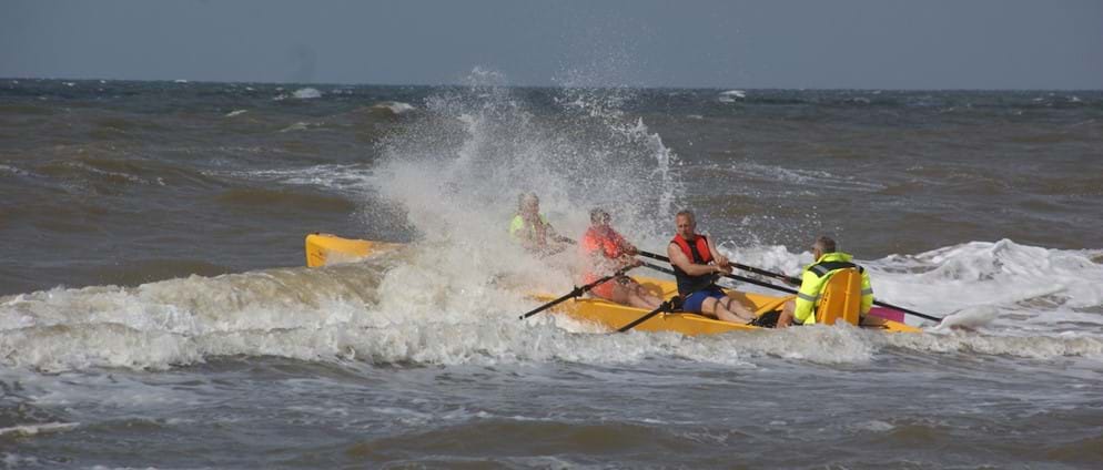 Guus: “Bij Coastal Rowing krijg je heel wat water over je heen”