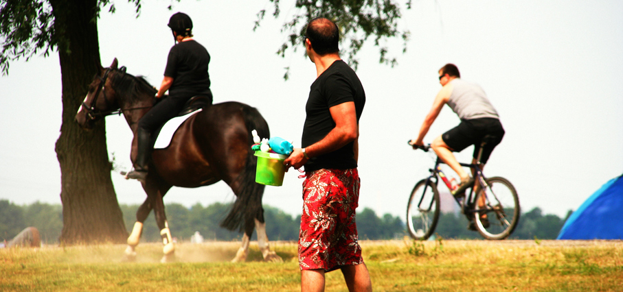 Te paard op pad: opletten geblazen!