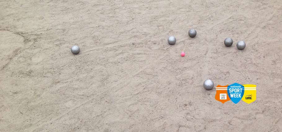 Nationale Sportweek: jeu de boules in Leeuwarden